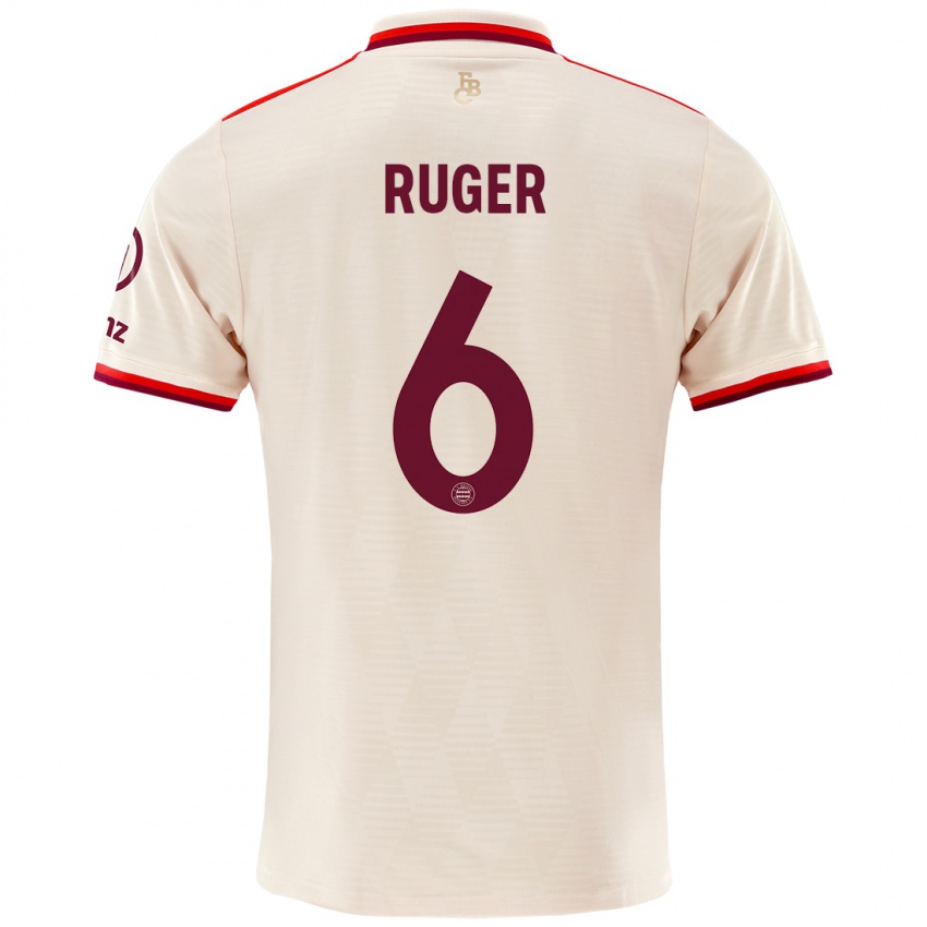 Niño Camiseta Kurt Ruger #6 Lino Equipación Tercera 2024/25 La Camisa