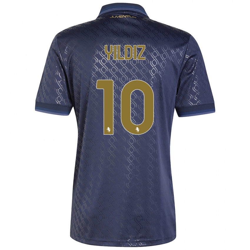 Niño Camiseta Kenan Yildiz #10 Azul Marino Equipación Tercera 2024/25 La Camisa