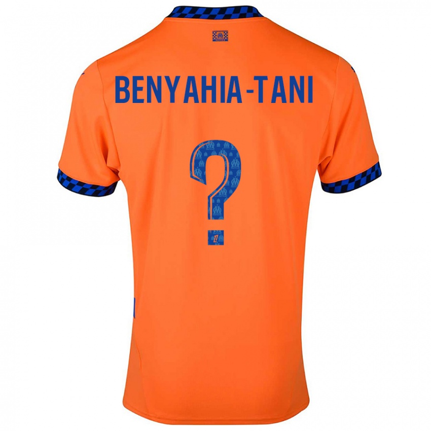 Niño Camiseta Aylan Benyahia-Tani #0 Naranja Azul Oscuro Equipación Tercera 2024/25 La Camisa