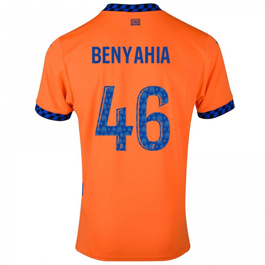 Niño Camiseta Aylan Benyahia-Tani #46 Naranja Azul Oscuro Equipación Tercera 2024/25 La Camisa