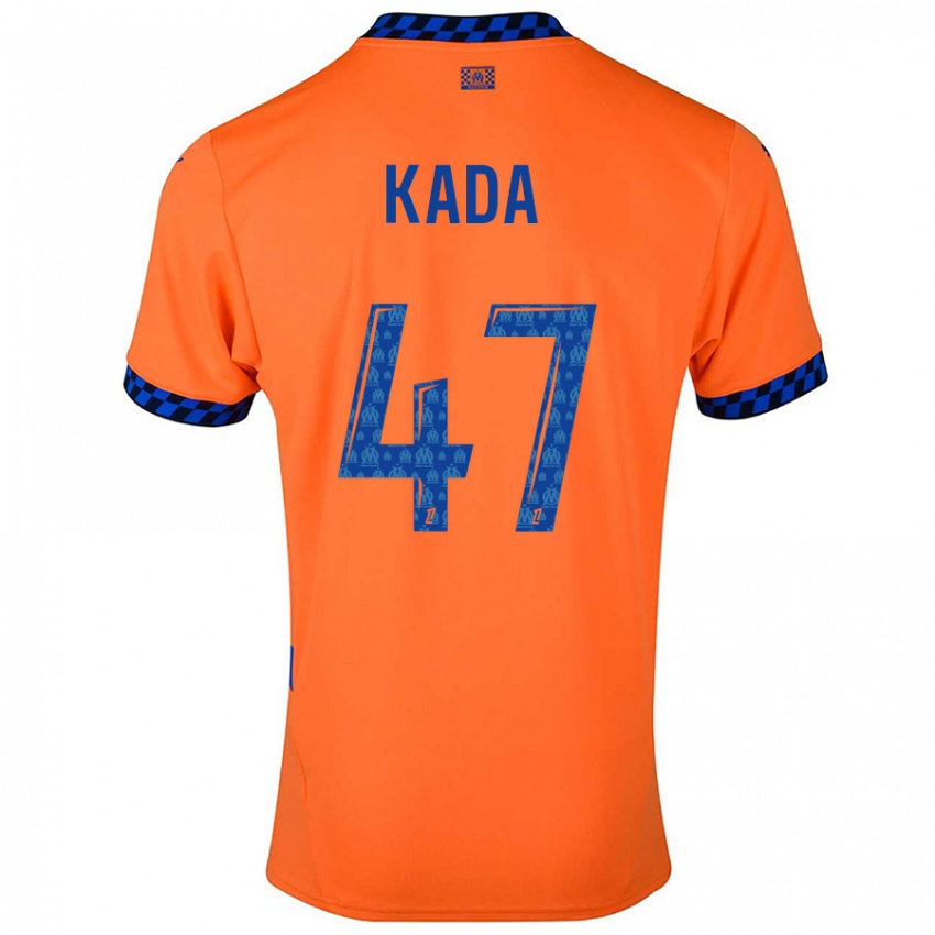 Niño Camiseta Joakim Kada #47 Naranja Azul Oscuro Equipación Tercera 2024/25 La Camisa