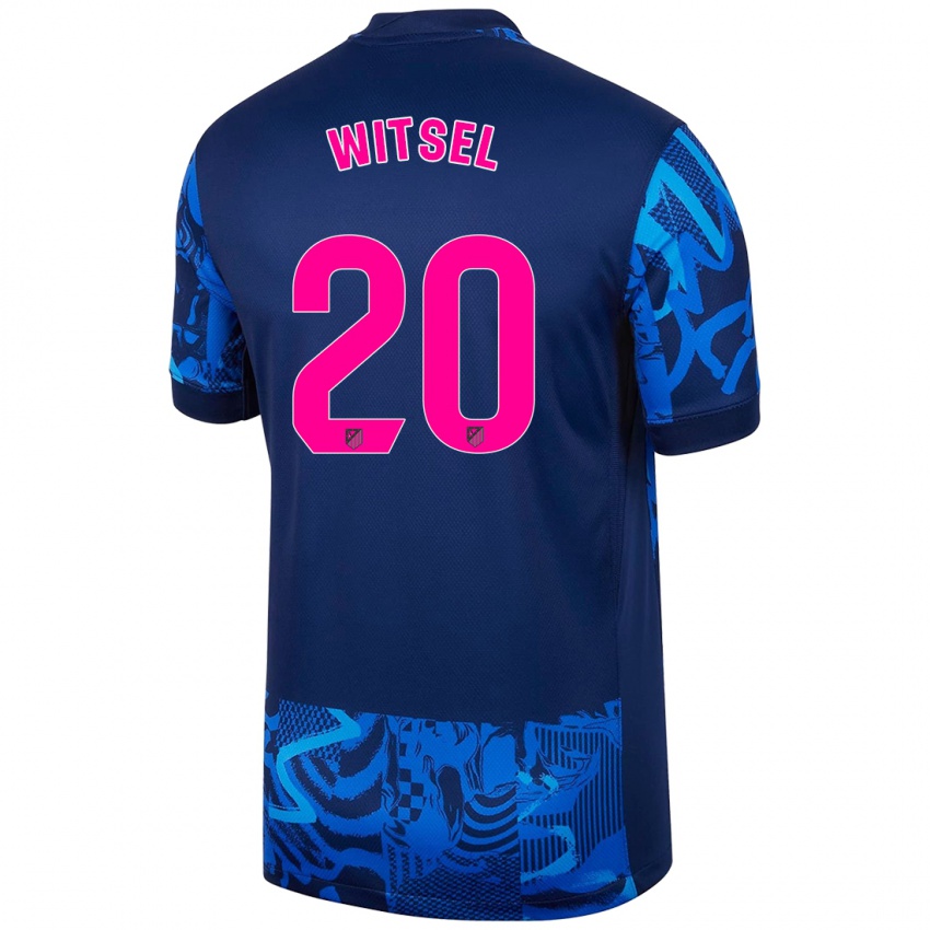 Niño Camiseta Axel Witsel #20 Azul Real Equipación Tercera 2024/25 La Camisa