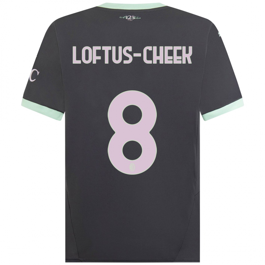 Niño Camiseta Ruben Loftus-Cheek #8 Gris Equipación Tercera 2024/25 La Camisa