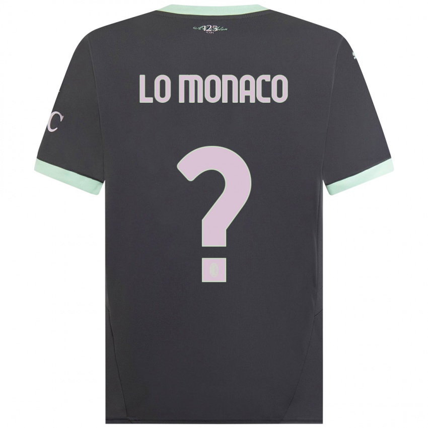 Niño Camiseta Kevin Lo Monaco #0 Gris Equipación Tercera 2024/25 La Camisa