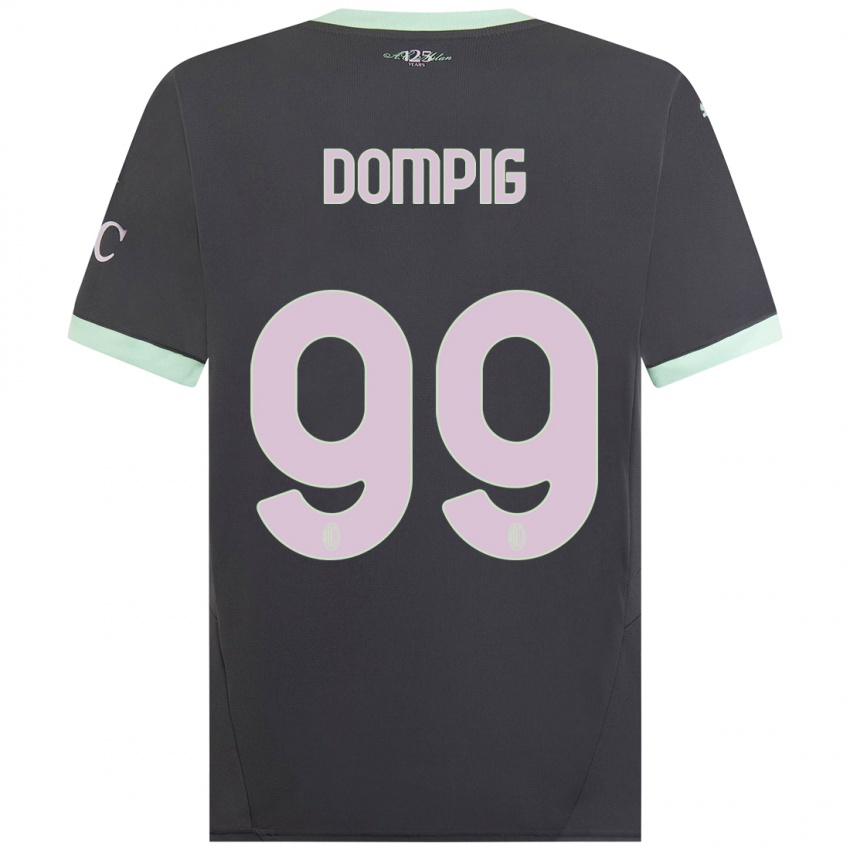 Niño Camiseta Chanté Dompig #99 Gris Equipación Tercera 2024/25 La Camisa