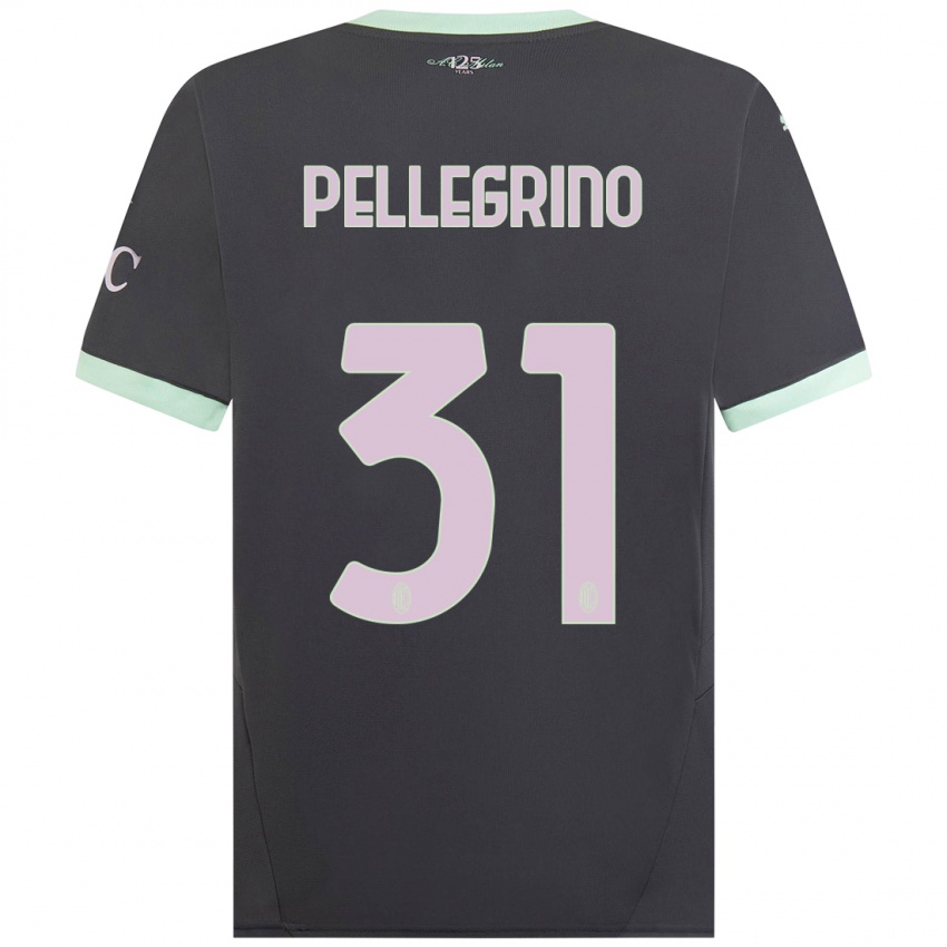 Niño Camiseta Marco Pellegrino #31 Gris Equipación Tercera 2024/25 La Camisa