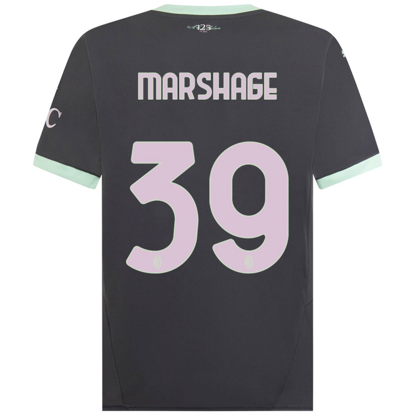 Niño Camiseta Wilgot Marshage #39 Gris Equipación Tercera 2024/25 La Camisa