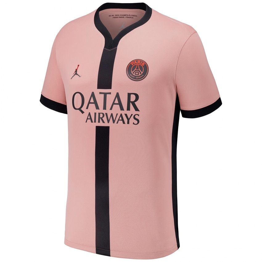 Niño Camiseta Kang-In Lee #19 Rosa Óxido Equipación Tercera 2024/25 La Camisa