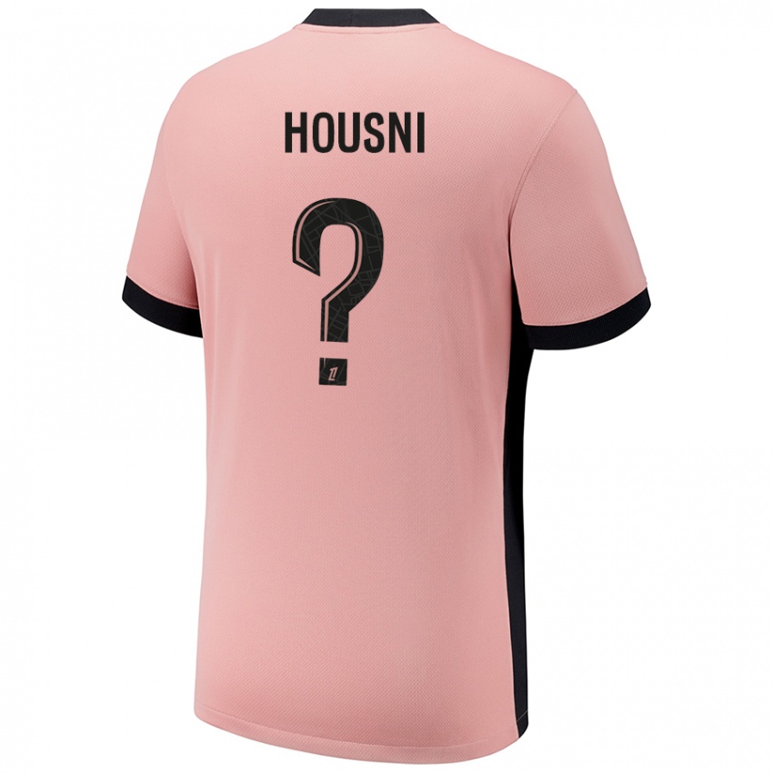 Niño Camiseta Ilyes Housni #0 Rosa Óxido Equipación Tercera 2024/25 La Camisa