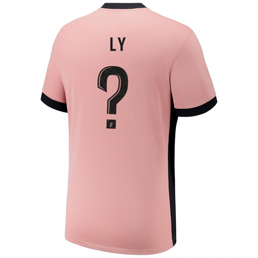 Niño Camiseta Elijah Ly #0 Rosa Óxido Equipación Tercera 2024/25 La Camisa