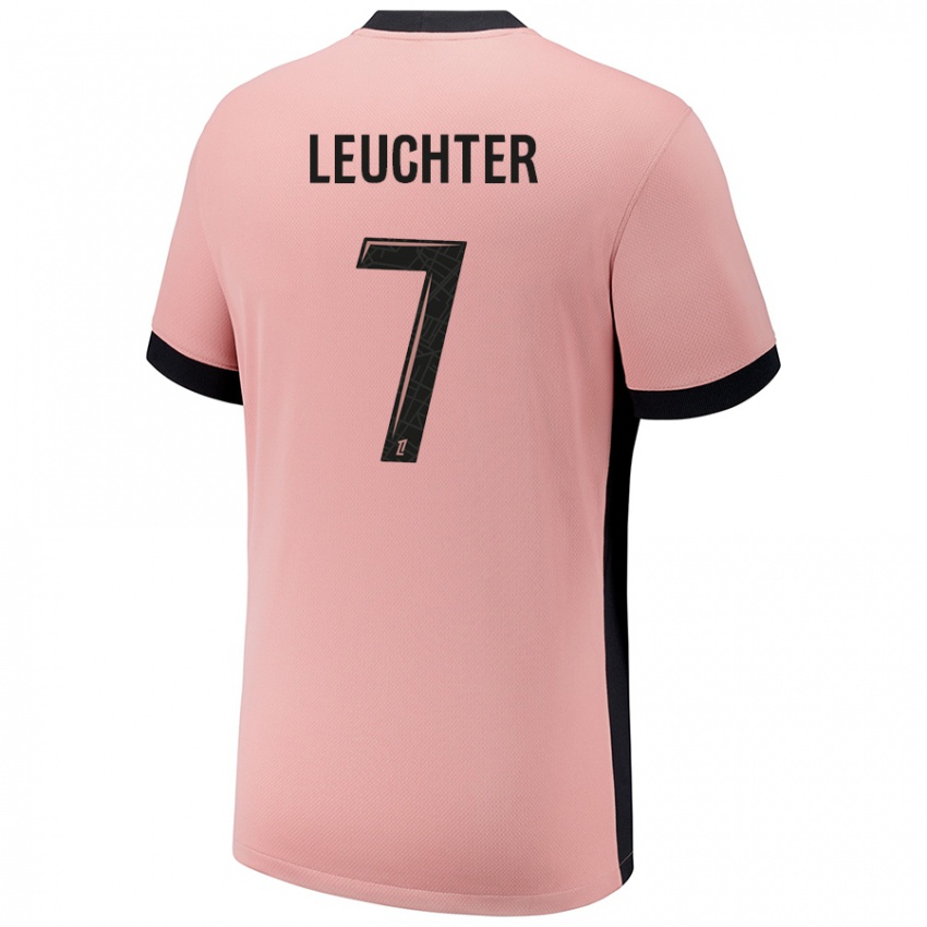 Niño Camiseta Romée Leuchter #7 Rosa Óxido Equipación Tercera 2024/25 La Camisa