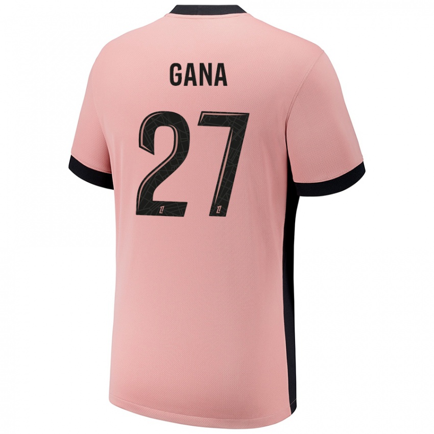 Niño Camiseta Idrissa Gana Gueye #27 Rosa Óxido Equipación Tercera 2024/25 La Camisa