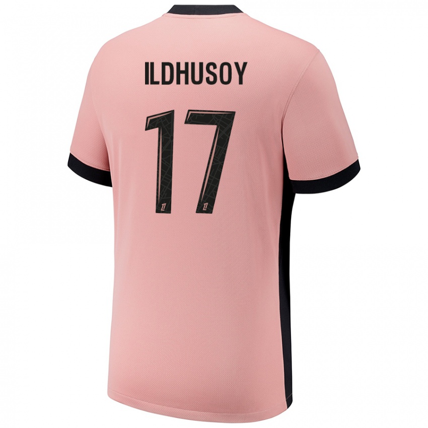 Niño Camiseta Celin Bizet Ildhusoy #17 Rosa Óxido Equipación Tercera 2024/25 La Camisa