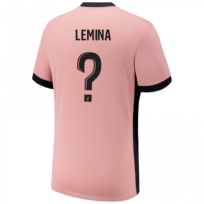 Niño Camiseta Noha Lemina #0 Rosa Óxido Equipación Tercera 2024/25 La Camisa