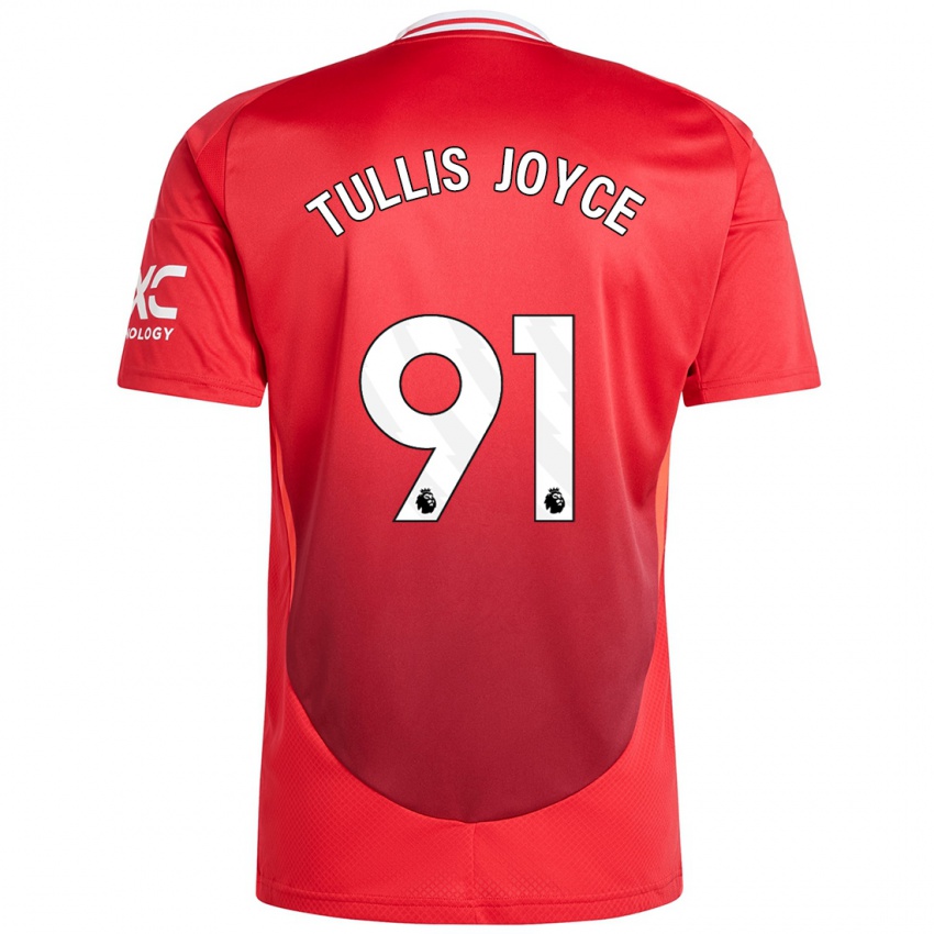 Hombre Camiseta Phallon Tullis-Joyce #91 Rojo Brillante 1ª Equipación 2024/25 La Camisa