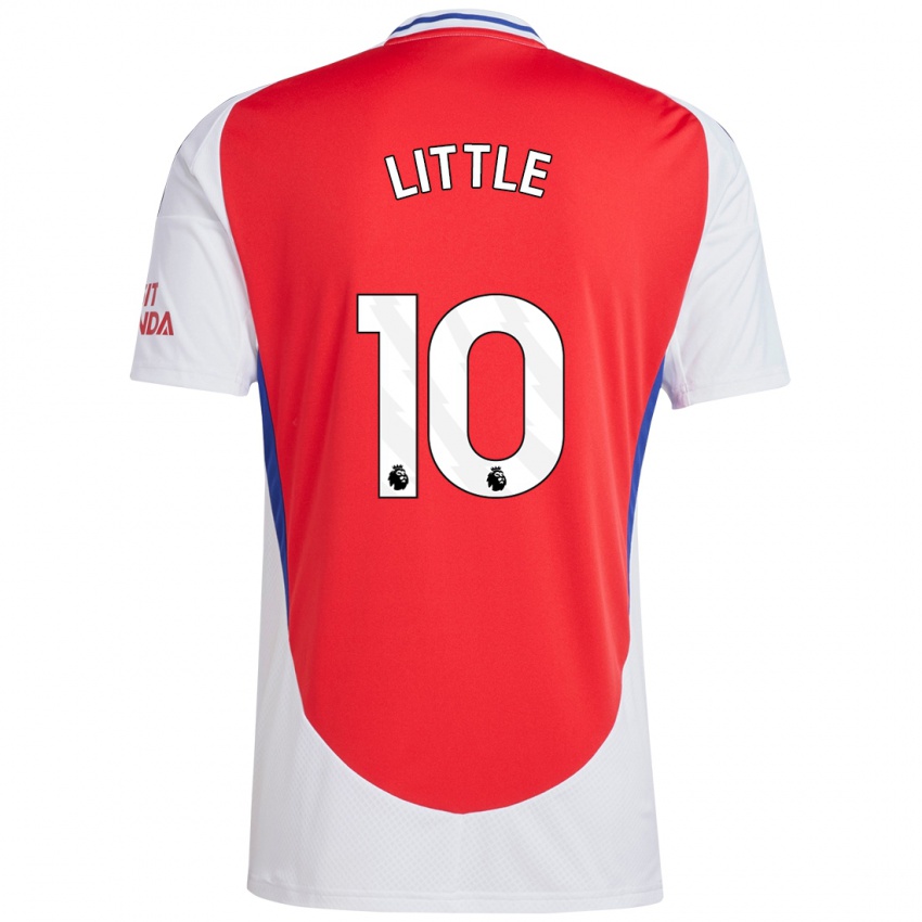 Hombre Camiseta Kim Little #10 Rojo Blanco 1ª Equipación 2024/25 La Camisa