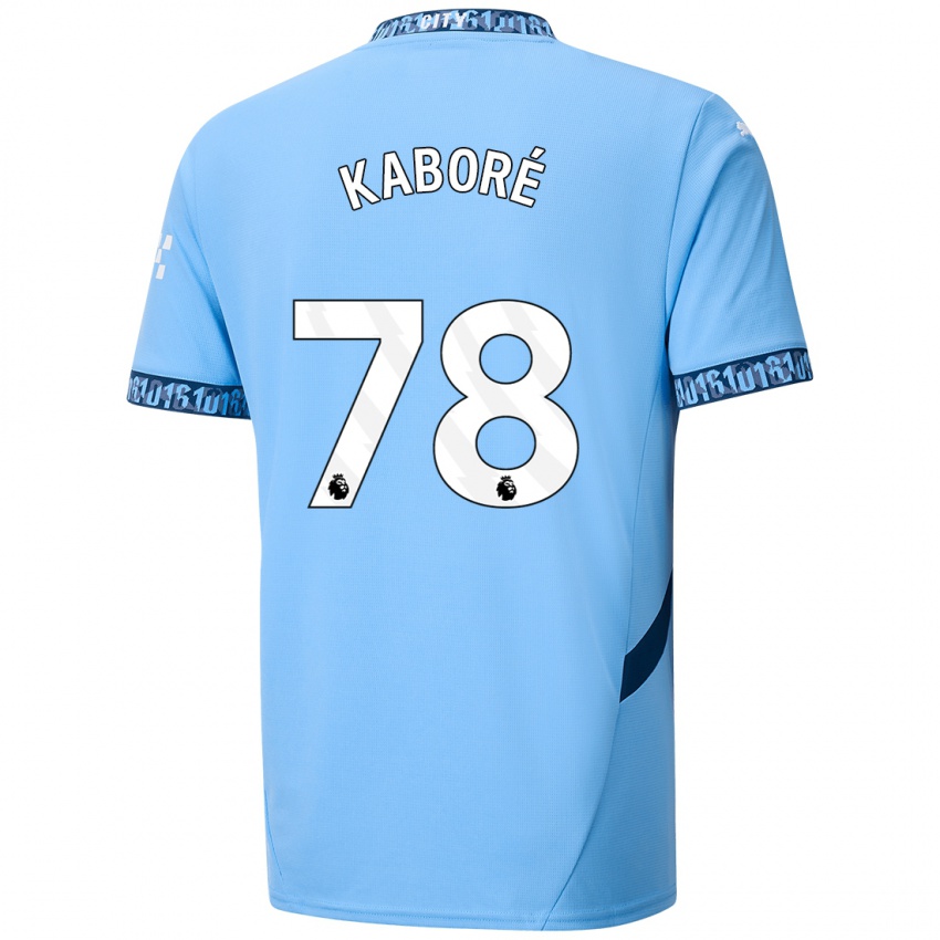 Hombre Camiseta Issa Kabore #78 Azul Marino 1ª Equipación 2024/25 La Camisa