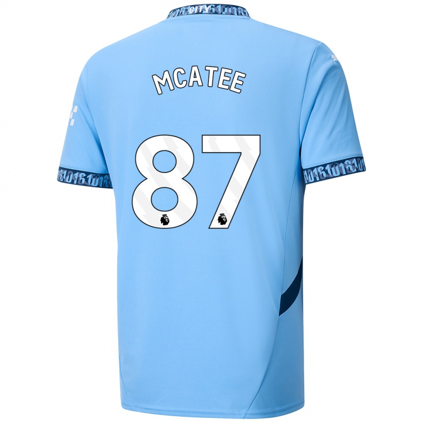 Hombre Camiseta James Mcatee #87 Azul Marino 1ª Equipación 2024/25 La Camisa