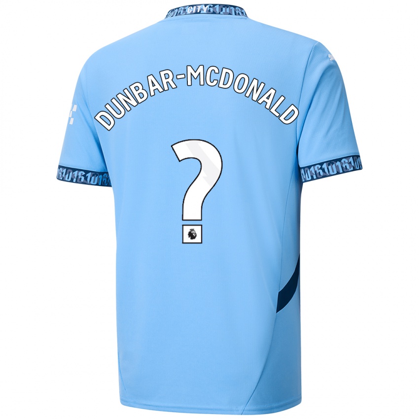 Hombre Camiseta Christian Dunbar-Mcdonald #0 Azul Marino 1ª Equipación 2024/25 La Camisa