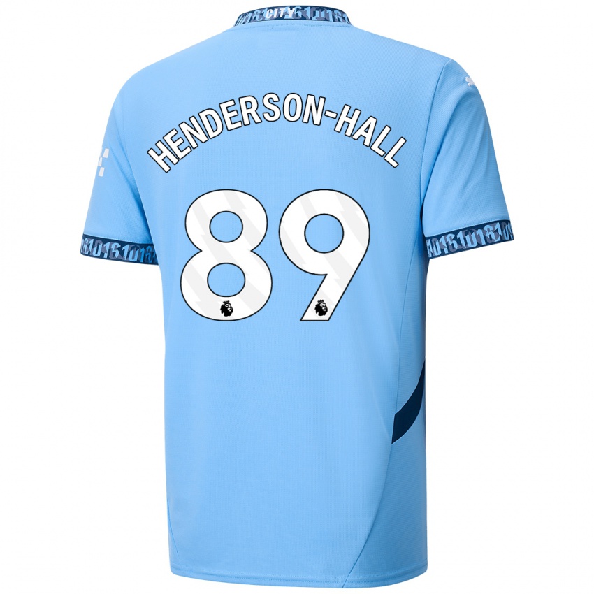 Hombre Camiseta Matty Henderson-Hall #89 Azul Marino 1ª Equipación 2024/25 La Camisa