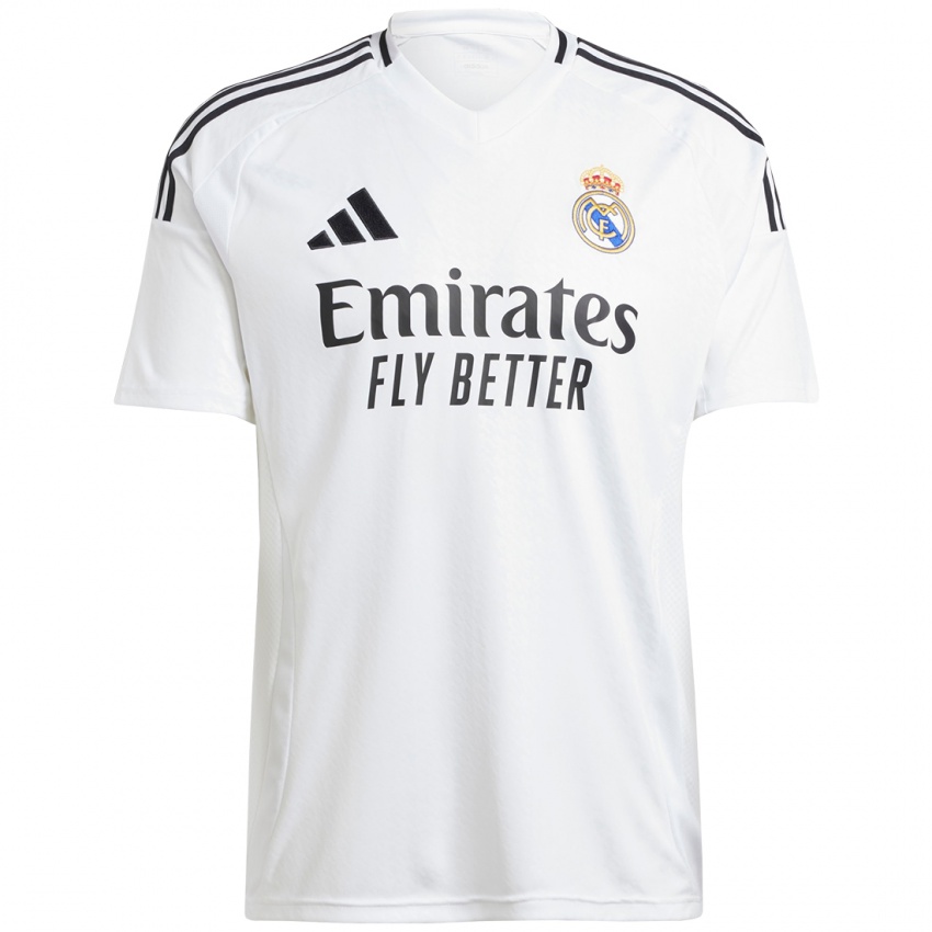 Hombre Camiseta Kike Ribes #28 Blanco 1ª Equipación 2024/25 La Camisa