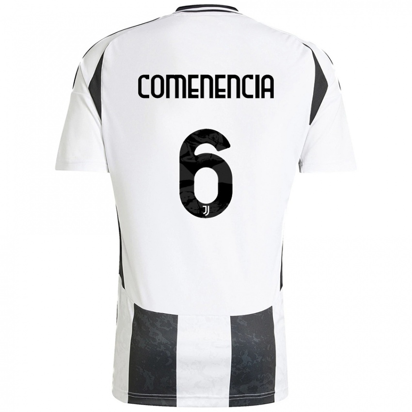 Hombre Camiseta Livano Comenencia #6 Blanco Negro 1ª Equipación 2024/25 La Camisa