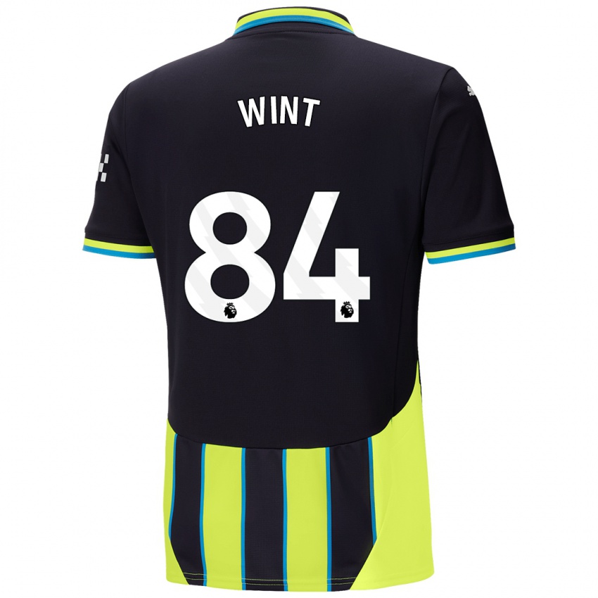 Hombre Camiseta Jack Wint #84 Azul Amarillo 2ª Equipación 2024/25 La Camisa