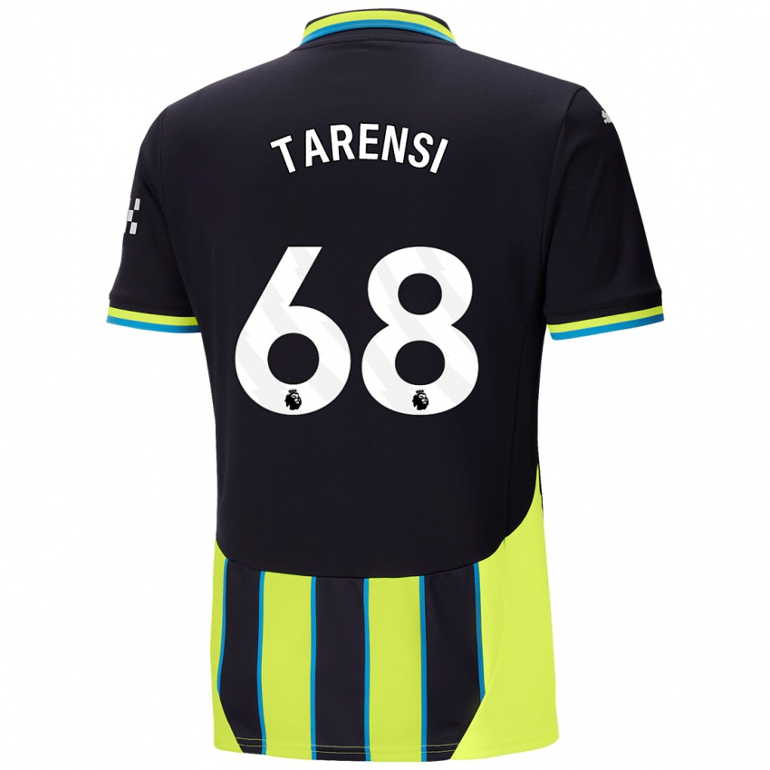 Hombre Camiseta Oscar Tarensi #68 Azul Amarillo 2ª Equipación 2024/25 La Camisa