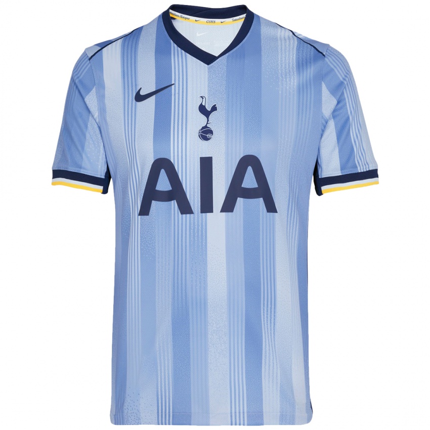 Hombre Camiseta Timileyin Adekunle #0 Azul Claro 2ª Equipación 2024/25 La Camisa