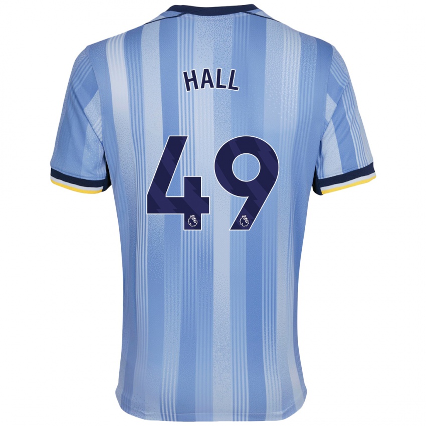 Hombre Camiseta Tyrese Hall #49 Azul Claro 2ª Equipación 2024/25 La Camisa