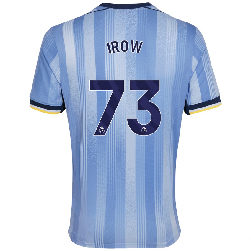 Hombre Camiseta Oliver Irow #73 Azul Claro 2ª Equipación 2024/25 La Camisa