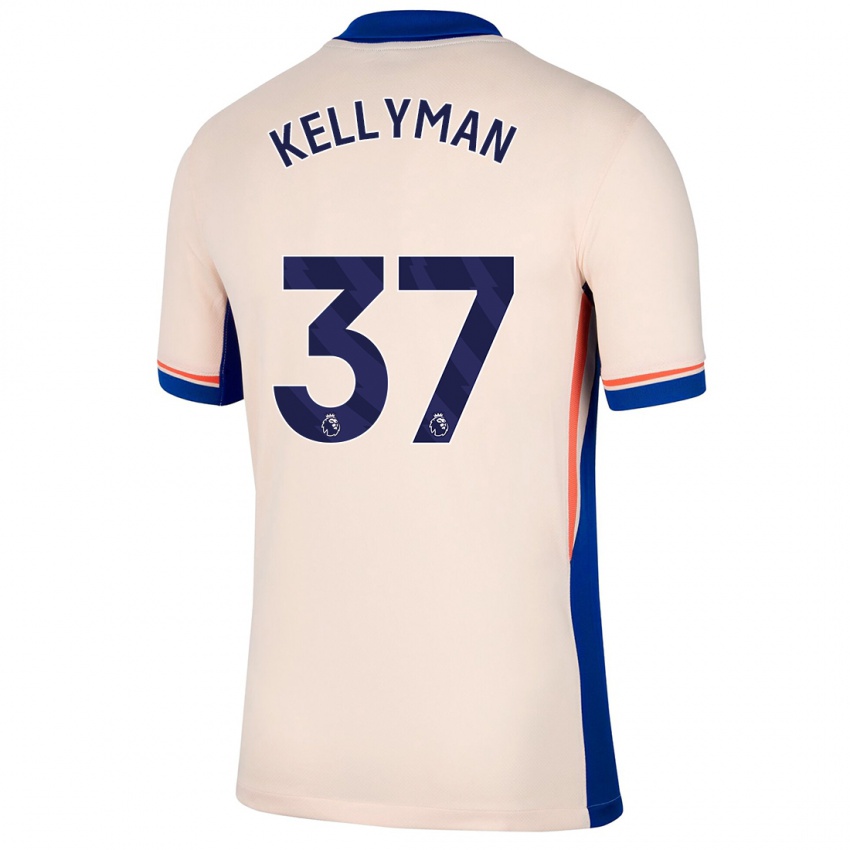 Hombre Camiseta Omari Kellyman #37 Beige Claro 2ª Equipación 2024/25 La Camisa