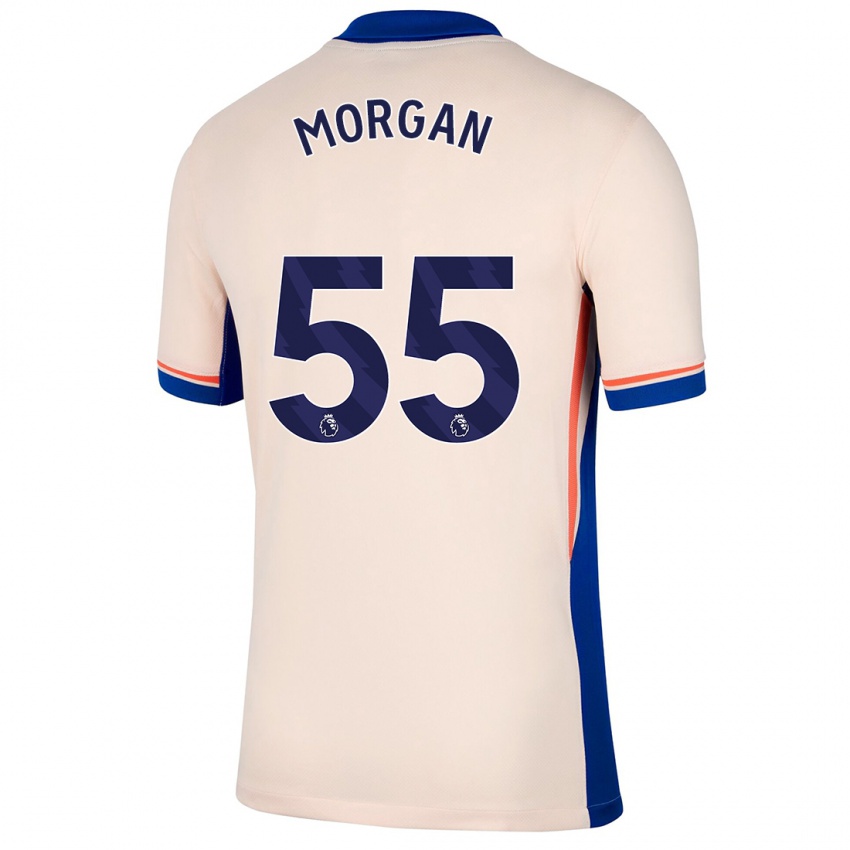 Hombre Camiseta Jimmy-Jay Morgan #55 Beige Claro 2ª Equipación 2024/25 La Camisa