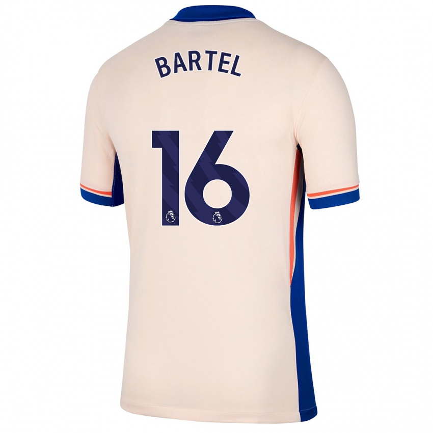 Hombre Camiseta Júlia Bartel #16 Beige Claro 2ª Equipación 2024/25 La Camisa