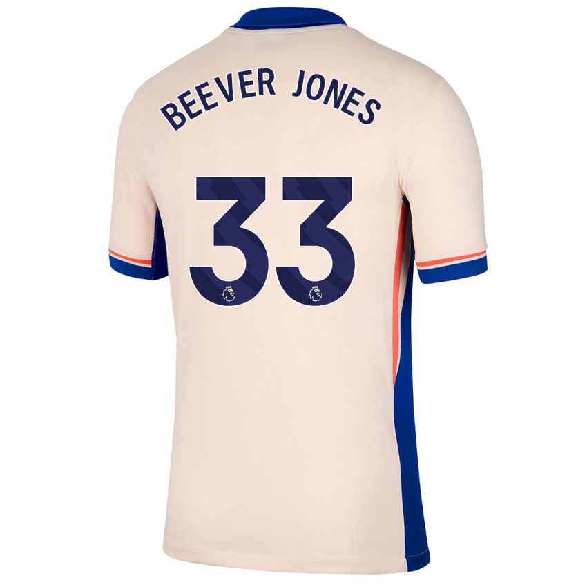 Hombre Camiseta Aggie Beever-Jones #33 Beige Claro 2ª Equipación 2024/25 La Camisa