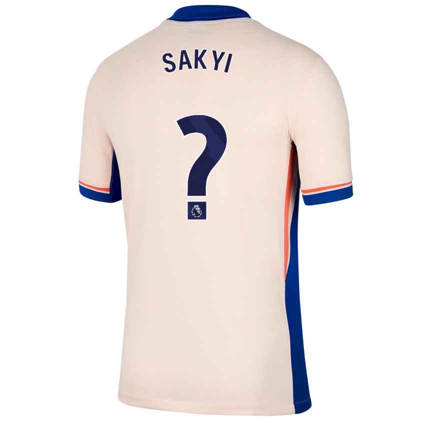 Hombre Camiseta Samuel Rak-Sakyi #0 Beige Claro 2ª Equipación 2024/25 La Camisa