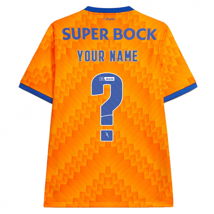 Hombre Camiseta Su Nombre #0 Naranja 2ª Equipación 2024/25 La Camisa