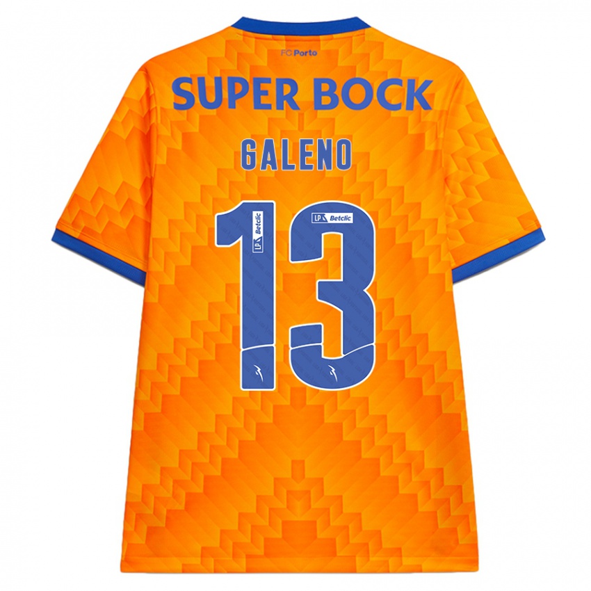 Hombre Camiseta Galeno #13 Naranja 2ª Equipación 2024/25 La Camisa