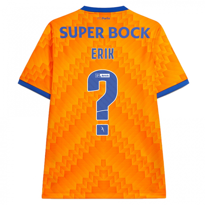 Hombre Camiseta Erik #0 Naranja 2ª Equipación 2024/25 La Camisa