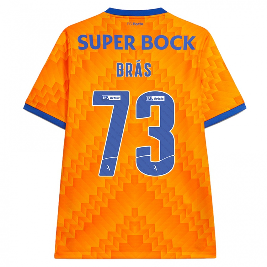 Hombre Camiseta Gabriel Brás #73 Naranja 2ª Equipación 2024/25 La Camisa