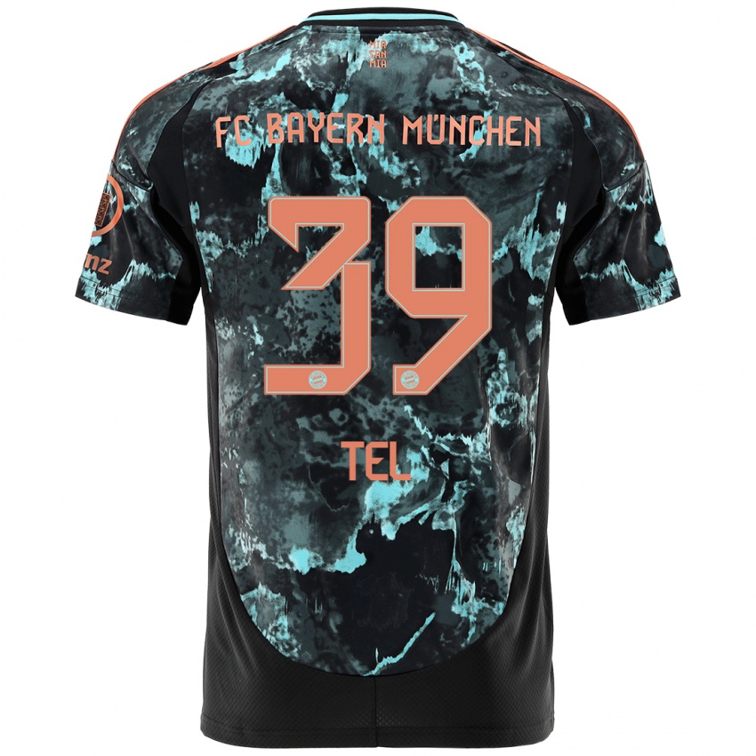 Hombre Camiseta Mathys Tel #39 Negro 2ª Equipación 2024/25 La Camisa