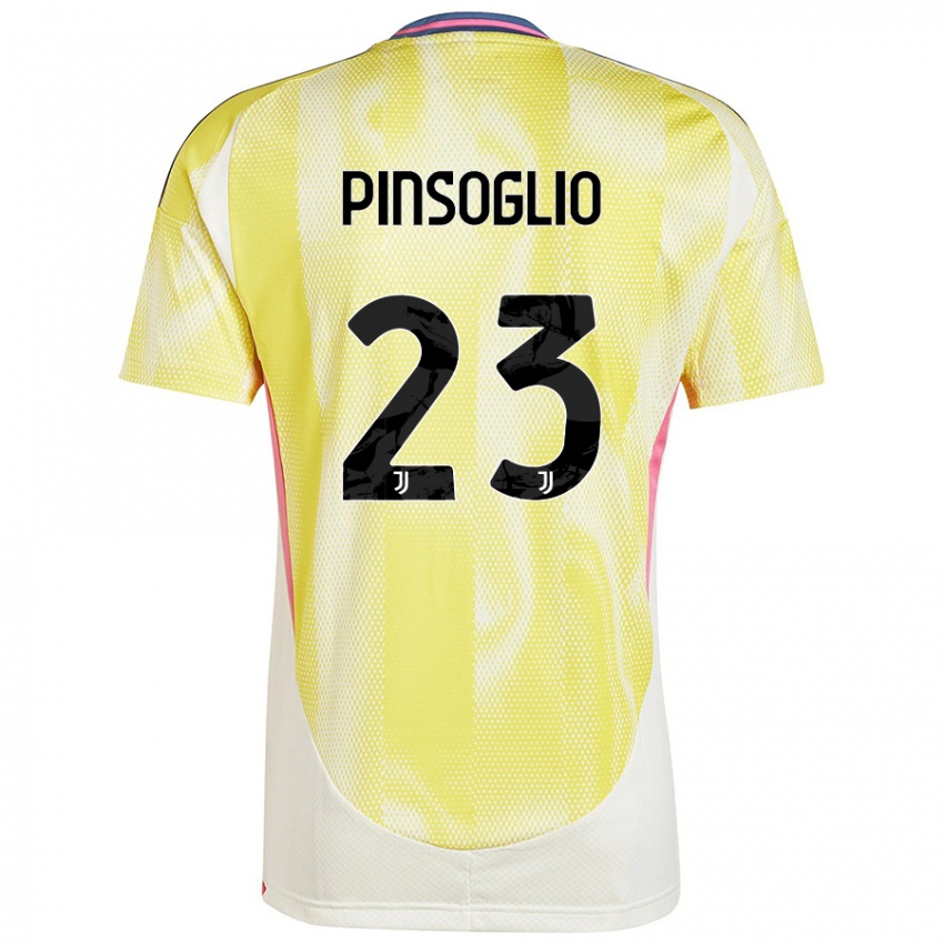 Hombre Camiseta Carlo Pinsoglio #23 Amarillo Solar 2ª Equipación 2024/25 La Camisa