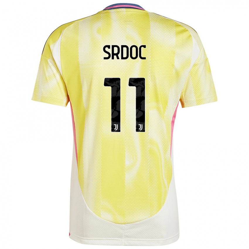 Hombre Camiseta Ivano Srdoc #11 Amarillo Solar 2ª Equipación 2024/25 La Camisa