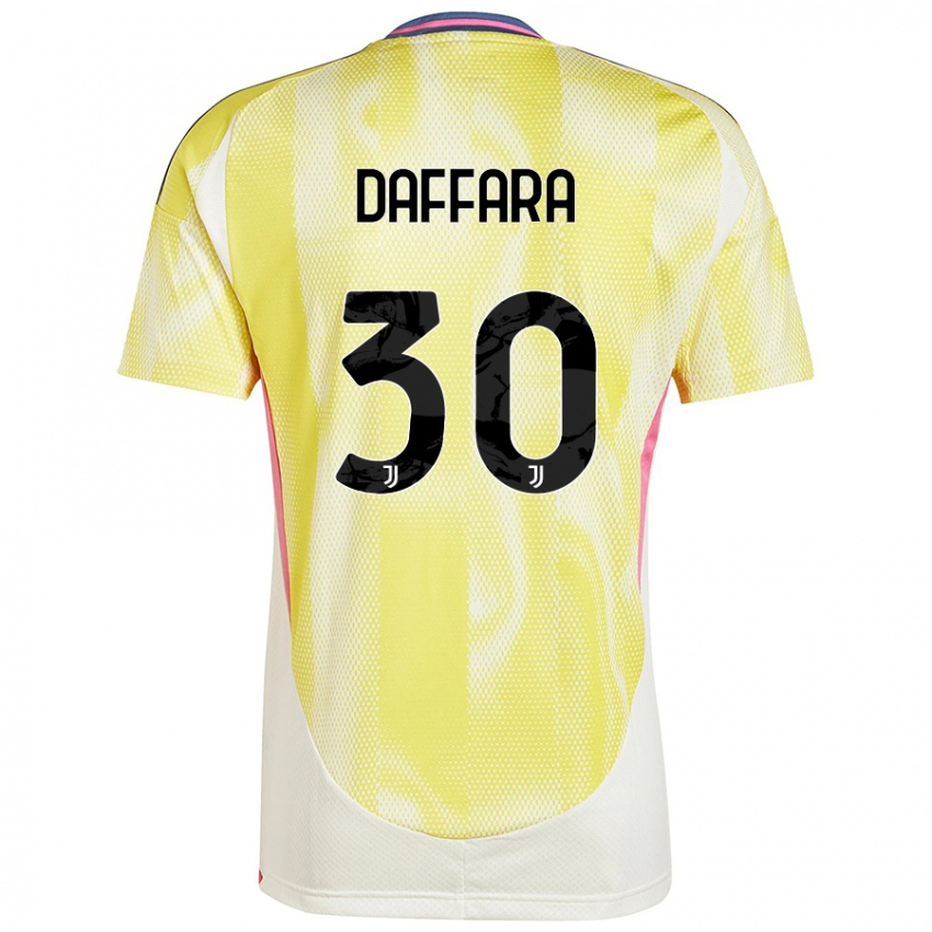 Hombre Camiseta Giovanni Daffara #30 Amarillo Solar 2ª Equipación 2024/25 La Camisa