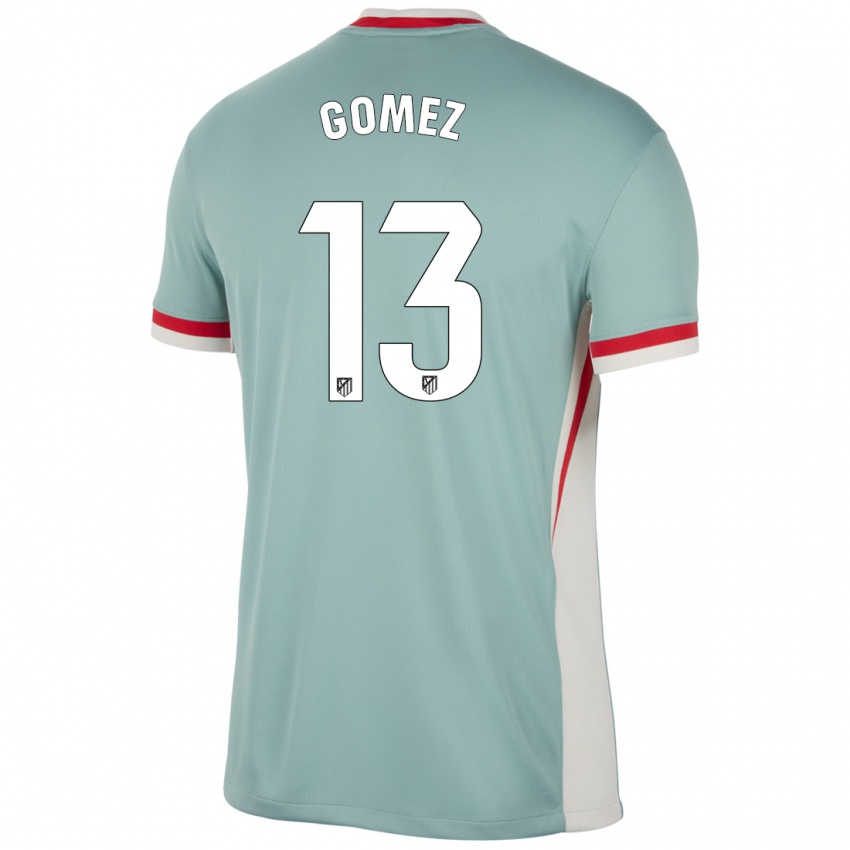 Hombre Camiseta Christian Gomez #13 Beige Claro Azul 2ª Equipación 2024/25 La Camisa