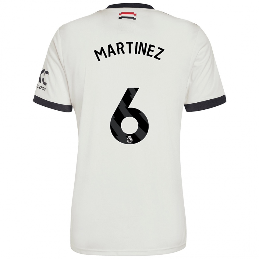 Hombre Camiseta Lisandro Martinez #6 Blanquecino Equipación Tercera 2024/25 La Camisa