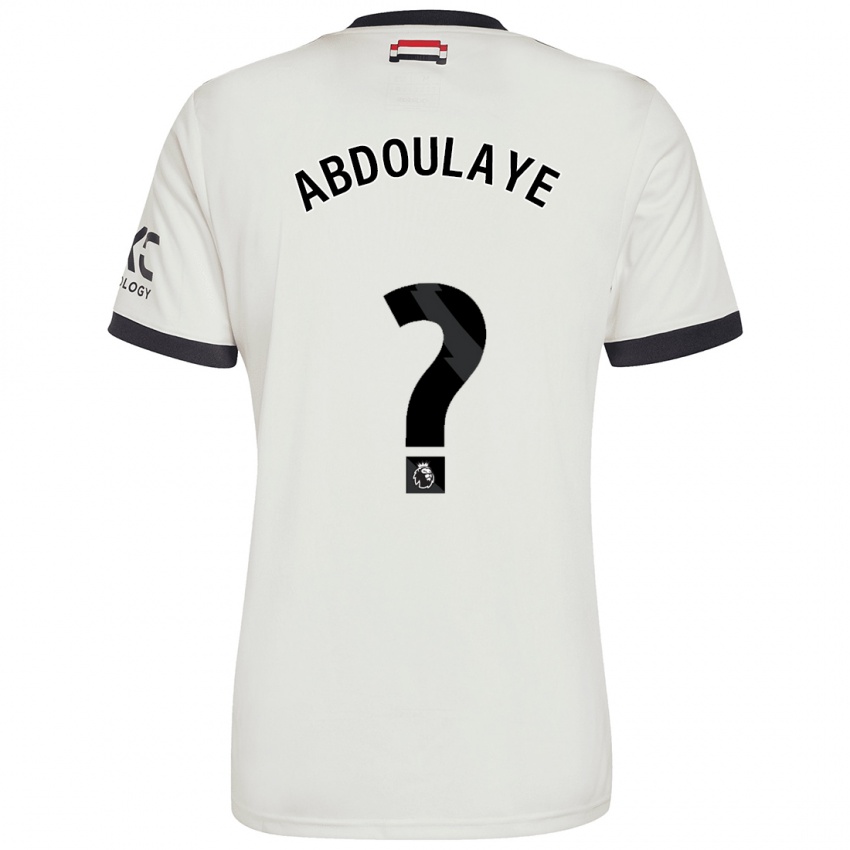 Hombre Camiseta Douka Abdoulaye #0 Blanquecino Equipación Tercera 2024/25 La Camisa