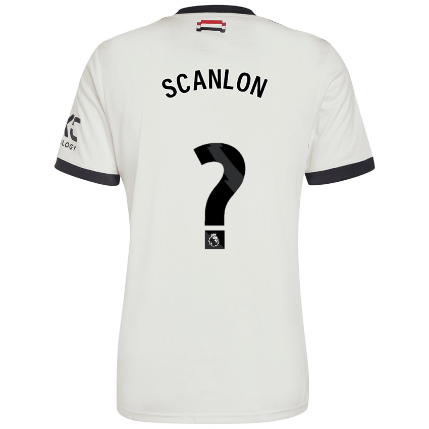 Hombre Camiseta Luca Scanlon #0 Blanquecino Equipación Tercera 2024/25 La Camisa