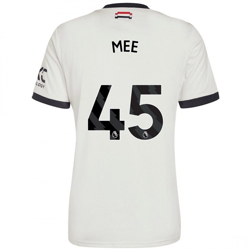 Hombre Camiseta Dermot Mee #45 Blanquecino Equipación Tercera 2024/25 La Camisa