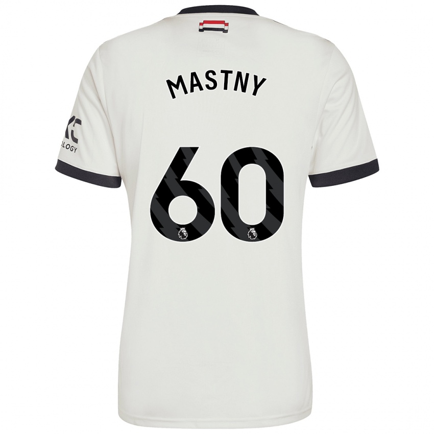 Hombre Camiseta Ondrej Mastny #60 Blanquecino Equipación Tercera 2024/25 La Camisa